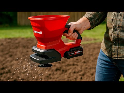 Видео: EINHELL GE-US 18 LI-SOLO АККУМУЛЯТОРНЫЙ РАЗБРАСЫВАТЕЛЬ УДОБРЕНИЙ И СЕМЯН! ОТЛИЧНОЕ УСТРОЙСТВО!