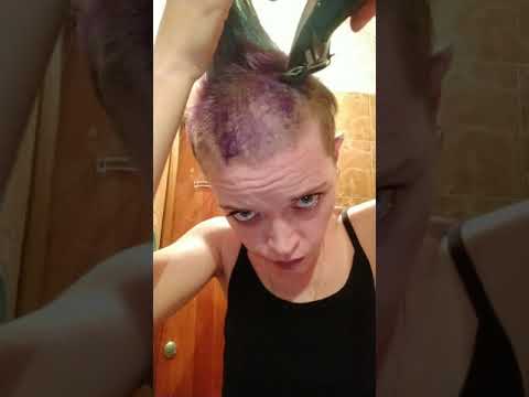 Видео: наивно попалась на мошенничество в сети! побрила голову за деньги🙈 побрила налысо.