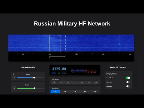 Видео: Российские военные номерные радиостанции