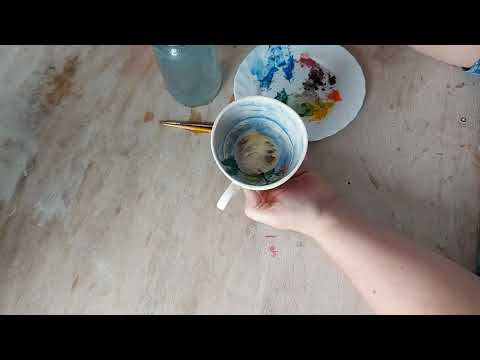 Видео: Полная версия - Подглазурная роспись.