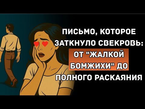 Видео: Письмо, Которое Заткнуло Свекровь: От "Жалкой Бомжихи" до Полного Раскаяния