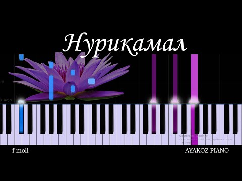 Видео: НУРИКАМАЛ PIANO TUTORIAL / НОТАСЫ / караоке / пианино