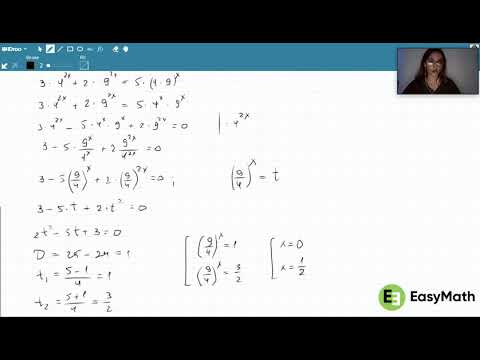 Видео: Однорідні показникові рівняння: курс підготовки до ЗНО з математики від онлайн школи EasyMath.