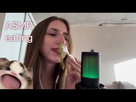 Видео: АСМР жую морской виноград/ ASMR eating 