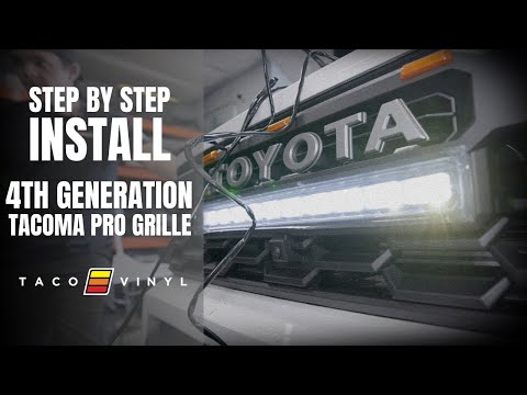 Видео: Пошаговая инструкция по установке решетки радиатора Tacoma Pro 4-го поколения