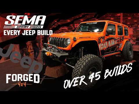 Видео: ВСЕ ДЖИПЫ, ИЗОБРАЖЕННЫЕ НА ВЫСТАВКЕ SEMA SHOW 2025 В 4K