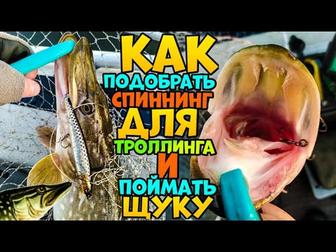 Видео: Как подобрать спиннинг для троллинга и поймать щуку.  Ловля щуки зимой.