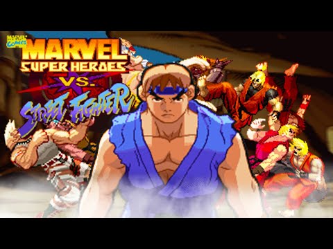 Видео: MSHvSF Комбо Рю в стиле Marvel не оставляют спасения!