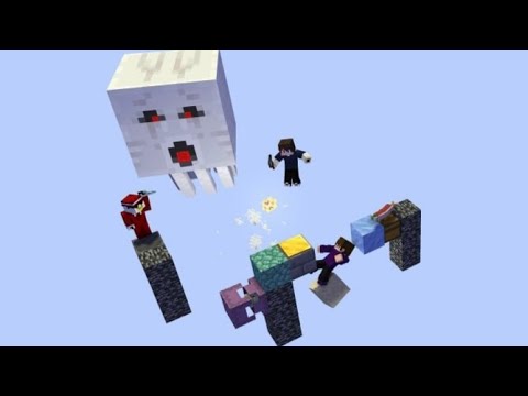 Видео: СРАЖЕНИЯ НА СТОЛБАХ В МАЙНКРАФТЕ! /RioShione / TheTent /MrGus