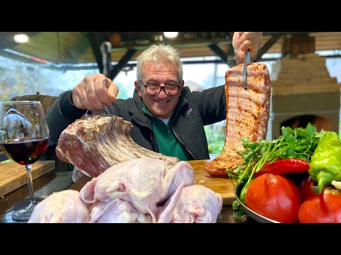 Видео: МЯСО в ТАНДЫРЕ. ЦЫПЛЯТА на ВЕРТЕЛЕ. 12к ПОДПИСЧИКОВ.