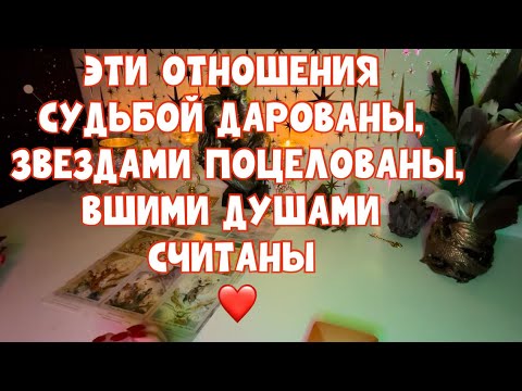 Видео: ЭТИ ОТНОШЕНИЯ СУДЬБОЙ ДАРОВАНЫ, ЗВЕЗДАМИ ПОЦЕЛОВАНЫ, ДУШОЙ СЧИТАНЫ ✨