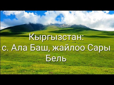 Видео: Кыргызстан: с. Ала Баш, жайлоо Сары Бель