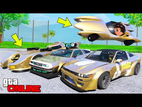 Видео: УГНАЛ ЗОЛОТЫЕ ЛЕТАЮЩИЕ ЧИТ ТАЧКИ ЗА 180 СЕКУНД! БИТВА ВОРОВ В ГТА 5!