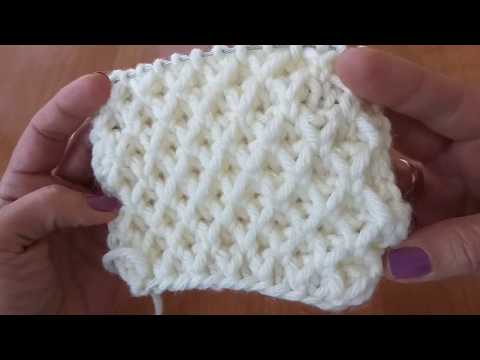 Видео: Узор для шапок, беретов и не только.... Вязание спицами.