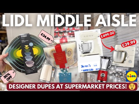 Видео: Средний отдел Lidl теперь дизайнерский! Подделки и настоящий Joseph Joseph за полцены! Рождество