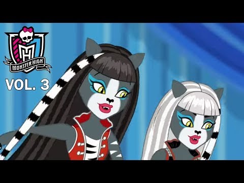 Видео: Кошки мышки. Мультик Монстер Хай, 3 сезон.