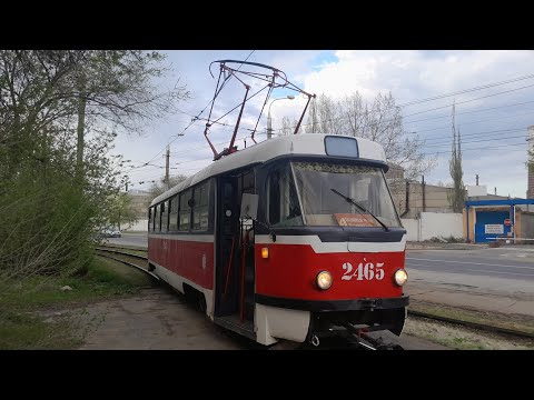 Видео: Весенний Волгоград. Трамвайный маршрут 4. "Детский Центр" - "Обувная Фабрика". Spring Volgograd.