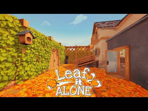 Видео: Расслабляемся на заднем дворе за уборкой листьев. Leaf it Alone