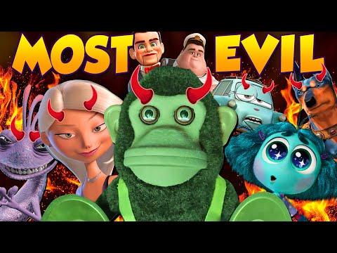 Видео: Pixar Villain Sidekicks: от хорошего к злому