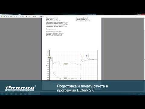 Видео: Подготовка и печать отчета в программе EClerk 2.0