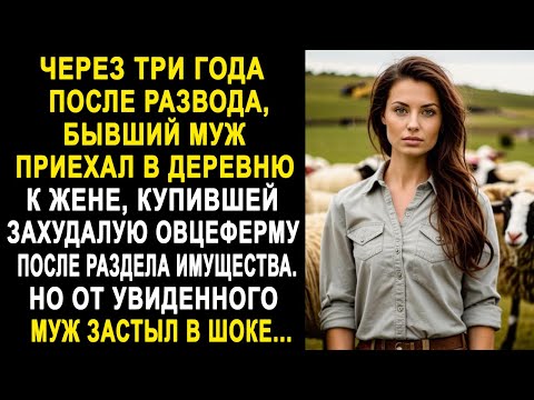 Видео: Через три года после развода, бывший муж приехал в деревню к жене на овцеферму. Но увидев...