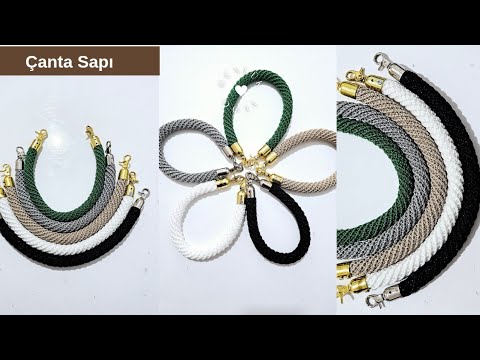 Видео: Как сделать вязаную ручку для сумки?  Прочная и стильная модель!
