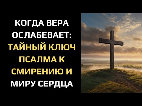 Видео: КОГДА ВЕРА ОСЛАБЕВАЕТ: ТАЙНЫЙ КЛЮЧ ПСАЛМА К СМИРЕНИЮ И МИРУ СЕРДЦА