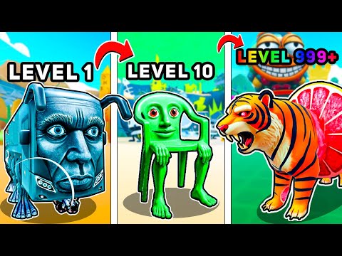 Видео: ПРОКАЧИВАЮ НУБА В ЭВОЛЮЦИЯ БРЕЙНРОТОВ! BRAINROT EVOLUTION ROBLOX