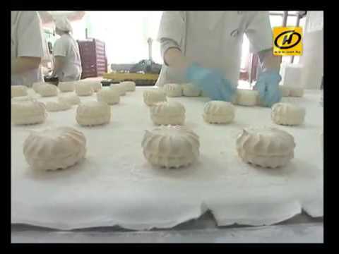 Видео: Линия зефира на фабрике Красный пищевик