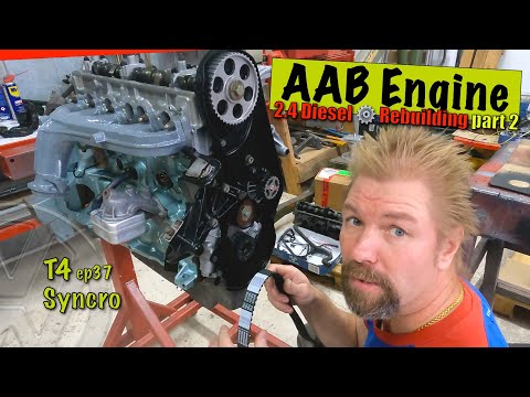 Видео: Восстановление двигателя AAB 2.4D ⚙️ часть 2 | VW T4 Syncro Transporter / Caravelle