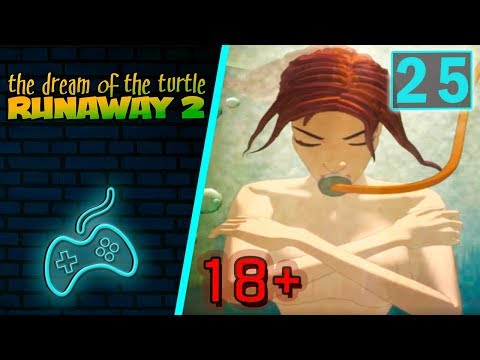 Видео: Runaway 2: The Dream of the Turtle - Прохождение. Часть 25: Тест Бочонка по истории пиратства. Финал