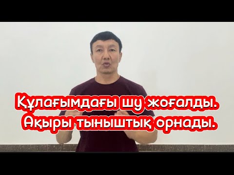 Видео: Құлақтағы шу басылды, бас ауруы қойды. Шум в ушах прошёл, головная боль исчезла.