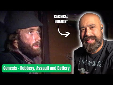 Видео: Классический гитарист отреагировал на безумную повествовательную песню Genesis!