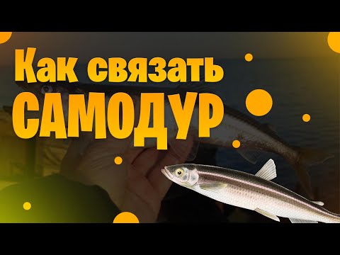 Видео: Как связать самодур на корюшку, писуча. Гирлянда