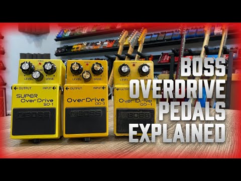 Видео: Описание педалей Boss Overdrive OD-1/OD-3/SD-1