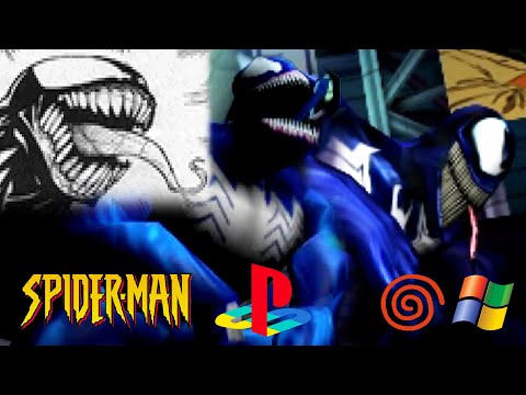 Видео: Человек-паук PS1 (2000) FMV Катсцена Эволюция - Часть 1