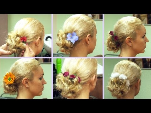Видео: БЫСТРАЯ КОКТЕЙЛЬНАЯ ПРИЧЕСКА / COCKTAIL HAIRSTYLES