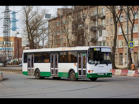 Видео: Автобус 487 "Кировский завод  -   деревня Зимитицы"