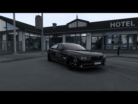 Видео: Шашки на премиальном лайнере BMW 7 Series F02 ( ETS 2 ) LOGITECH G29 