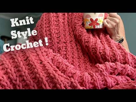 Видео: ЛЕГКОЕ объемное одеяло для выходных 🧶 С вариантом для начинающих 🤩