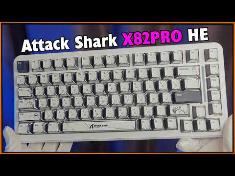 Видео: БЕСПРОВОДНАЯ и магнитная?! Attack SHark X82 Pro HE с потрясным дизайном #AttackSHark #Клавиатура