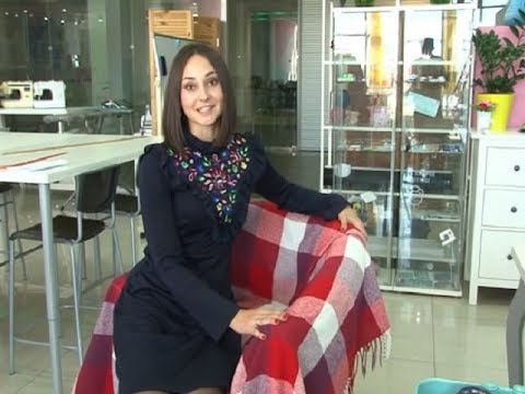 Видео: Новая жизнь старого пледа: делаем чехол на кресло из пледа