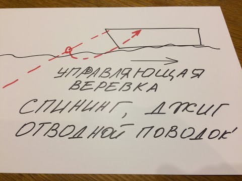 Видео: №129. Якоримся на течении одним якорем.