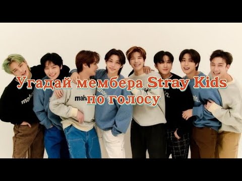 Видео: Угадай мембера Stray Kids по голосу/Guess the member of the Stray Kids by voice