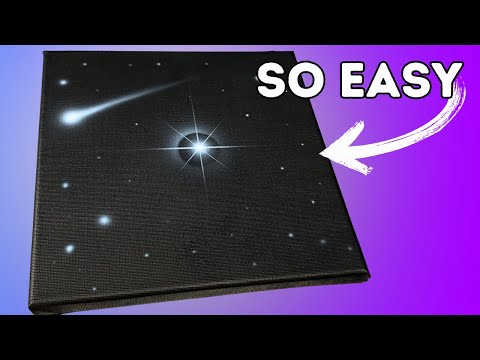 Видео: Как легко нарисовать звезду с помощью аэрографа