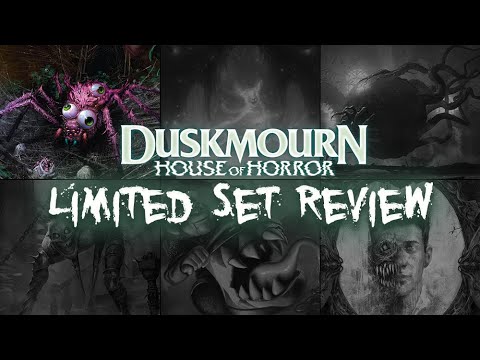 Видео: Duskmourn: House of Horror Limited Set Review: Часть 1. Многоцветные карты, артефакты и земли