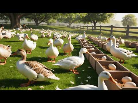 Видео: Эффективные стратегии выращивания уток — Выращивание уток для получения яиц и мяса.