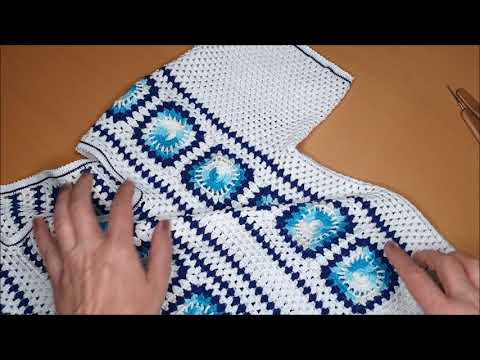 Видео: ФУТБОЛКА "LARIMAR" КРЮЧКОМ 1,25// CБОРКА, ОБЗОР ГОТОВОЙ РАБОТЫ //ЧАCТЬ 2 #мотивы #вязаниекрючком