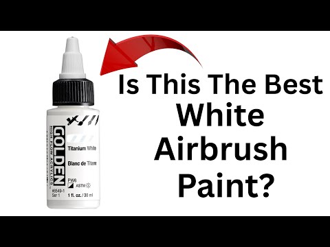 Видео: Тестирование аэрографической краски Golden High Flow White — действительно ли это лучший белый цвет?