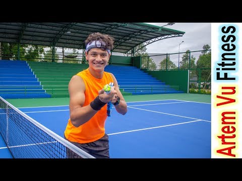 Видео: Усилить Подачу в Теннисе, Виртуальный Тренер по Теннису, Уроки теннис на Тенерифе, tennis Tenerife 🎾